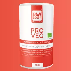 Pro Veg, Mix proteine vegetale - pentru creștere masă musculară / tonifiere - ECO, preparare ușoară, 500g, 10 porții