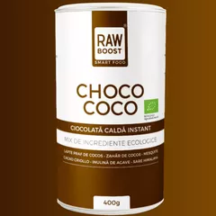 Choco Coco, ciocolată caldă ecologică - un deliciu curat pentru toată familia 400g, 16 porții