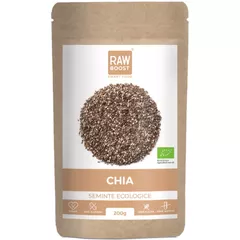 Chia Semințe Ecologice Crude - bogate în omega-3, 200g