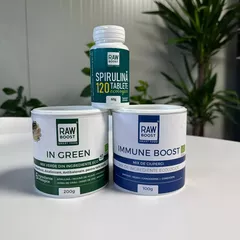 Detox & Defense + CADOU Spirulina 120 tablete, 60g | Rawboost